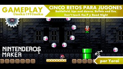 [Gameplay] Nintenderos Maker #9: ‘¡Otros 5 retos para jugones!’