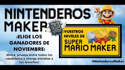 Nintenderos Maker: ¡Elige los ganadores de noviembre!