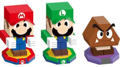 Cartoñecos en la Nintendo UK Store por la reserva de ‘Mario & Luigi: Paper Jam Bros.’