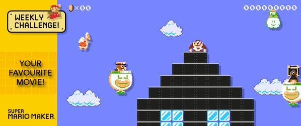 Manda un nivel de ‘Super Mario Maker’ basado en una película a Nintendo y opta a verlo en su próximo livestream