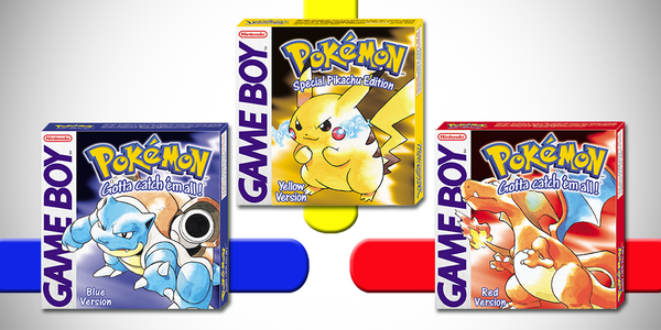 Pokémon Rojo, Azul y Amarillo disponibles en la eShop de Nintendo 3DS el 27 de Febrero