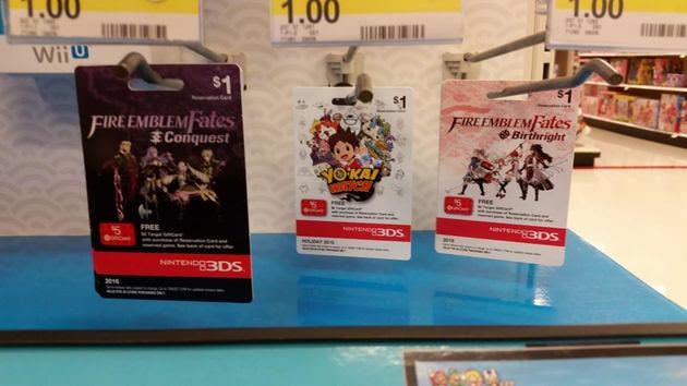 Las tarjetas de reserva de ‘Fire Emblem Fates’ de Target, corroboran su doble lanzamiento en Norteamérica