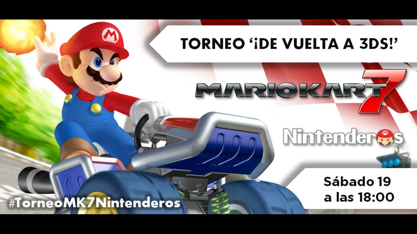¡De vuelta a 3DS con el nuevo torneo de ‘Mario Kart 7’!