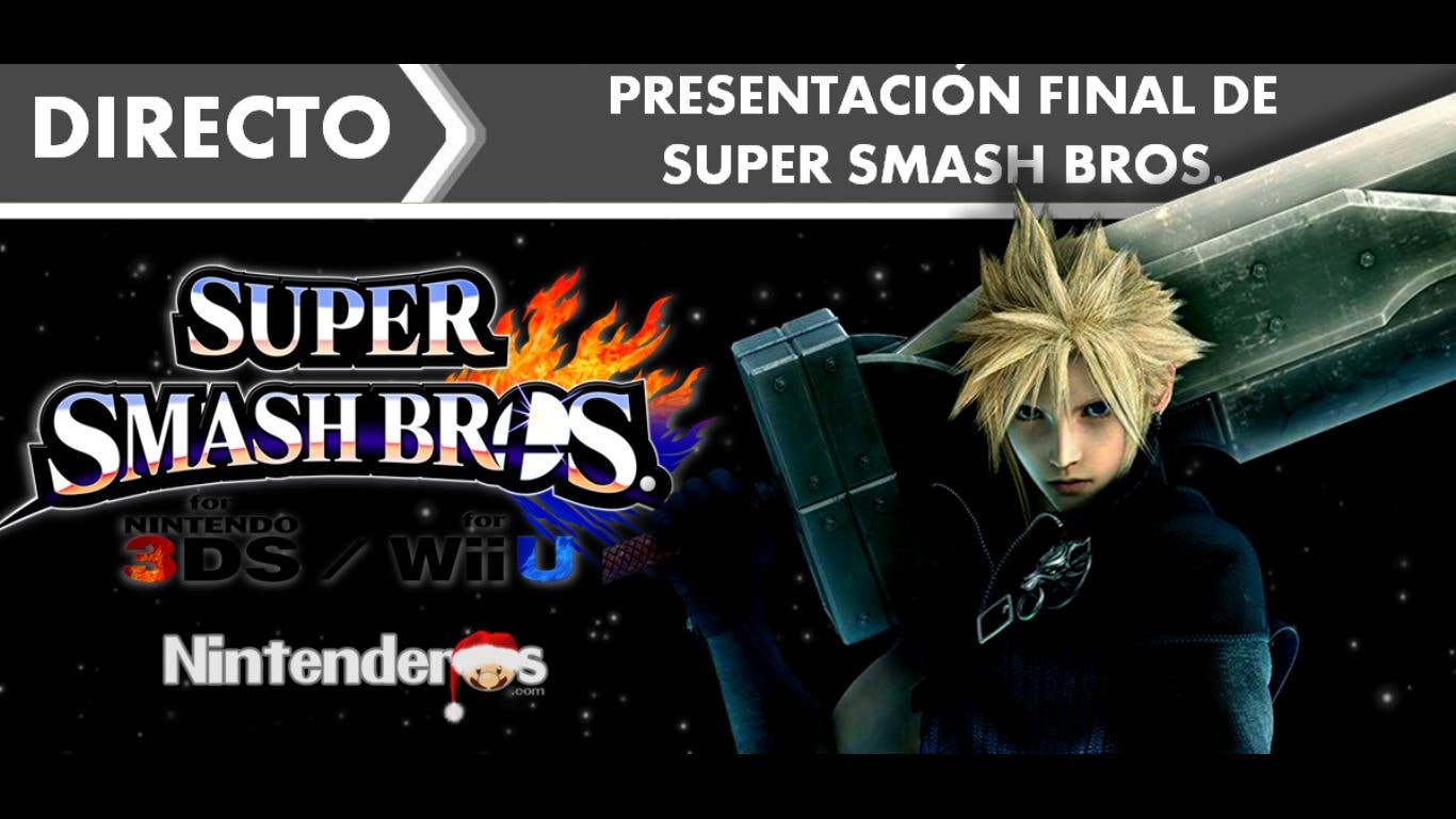[Directo] ¡Sigue aquí en español la Presentación Final de ‘Super Smash Bros.’!