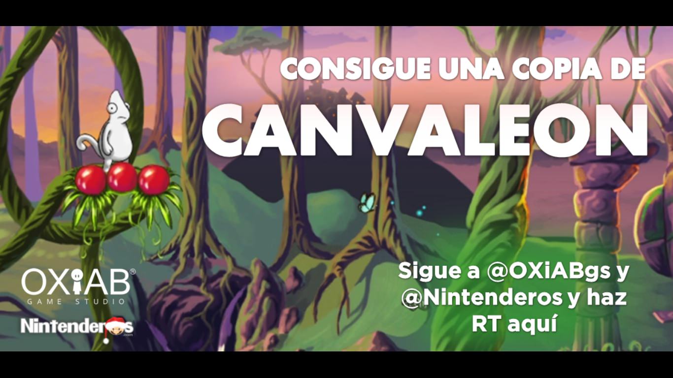 [Sorteo] ¡Consigue una copia de ‘Canvaleon’ con OXiAB y Nintenderos.com!