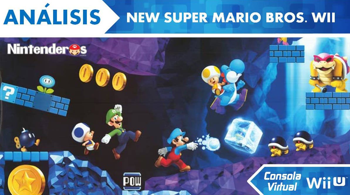 [Análisis] ‘New Super Mario Bros. Wii’ (CV de Wii U)