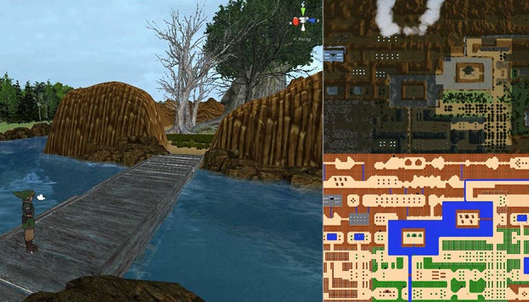 Un fan comienza un remake en 3D de ‘The Legend of Zelda’ para NES con Unity