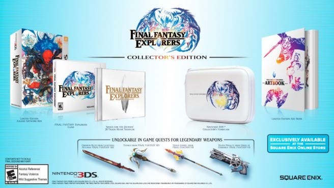 Unboxing de la edición coleccionista de ‘Final Fantasy Explorers’