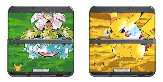 Así lucirían las cubiertas de Venusaur y Pikachu para New 3DS