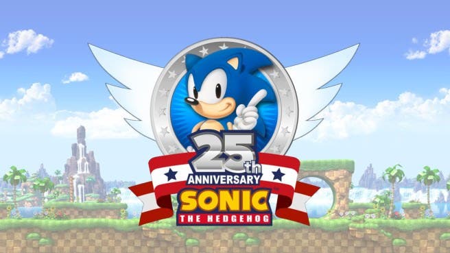 Así luce el logo del 25º aniversario de ‘Sonic the Hedgehog’
