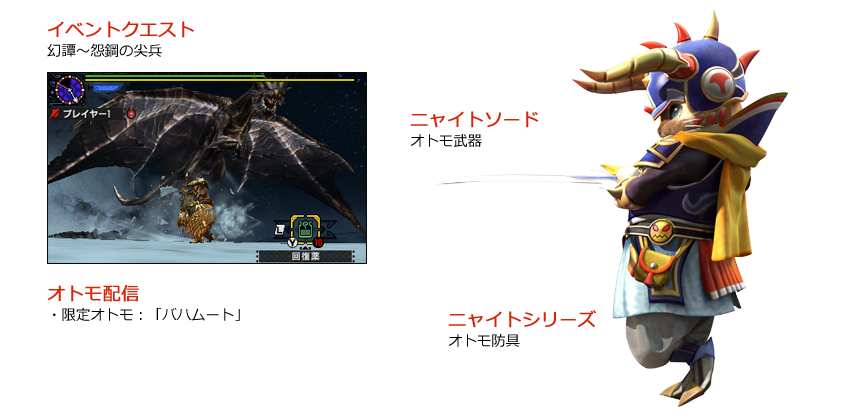 Square Enix también aportará trajes para nuestro Felyne en ‘Monster Hunter X’