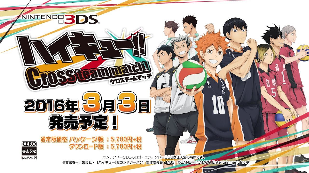 Haikyuu outlet nintendo 3ds