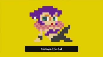 Ya disponible el traje y el nivel de Barbara the Bat en ‘Super Mario Maker’