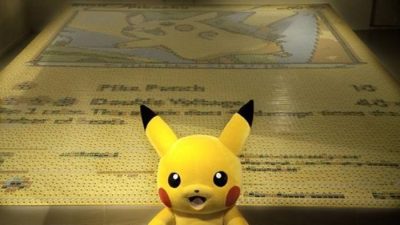 Pokémon entra en el Libro de los Récords con un mosaico de 12.987 cartas coleccionables