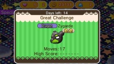 Novedades en ‘Pokémon Shuffle’: Zygarde Forma 10%, nuevo Safari Pokémon y mucho más