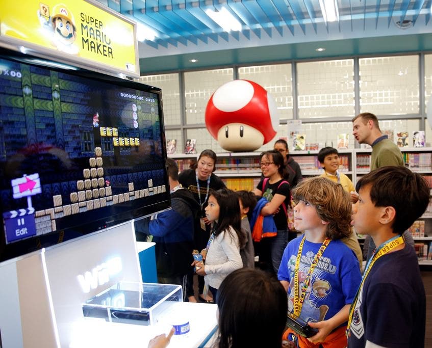 Nintendo enseña a los más pequeños a crear niveles con ‘Super Mario Maker’