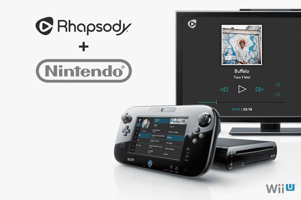 Se confirma la llegada en Europa y América de ‘Rhapsody Music Streaming’ para Wii U