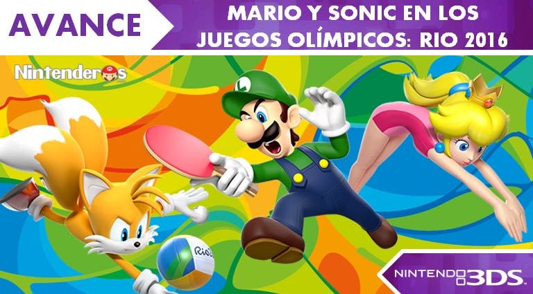 [Avance] ‘Mario & Sonic en los Juegos Olímpicos: Rio 2016’ para 3DS