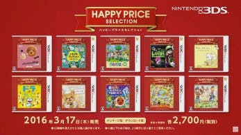 Nintendo 3DS recibe la promoción «Happy Price Selection» en Japón