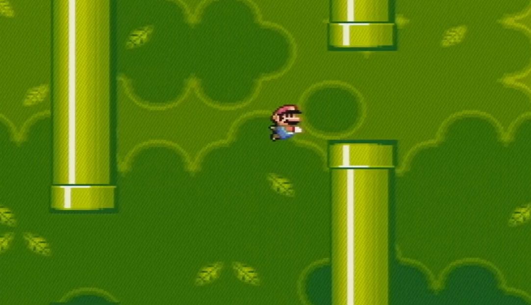 Insertan ‘Flappy Bird’ en SNES ejecutándolo con ‘Super Mario World’