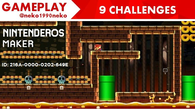 [Gameplay] Nintenderos Maker #30: ‘9 challenges’