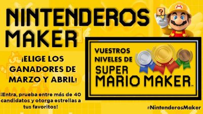 Nintenderos Maker: ¡Elige los ganadores de marzo y abril!