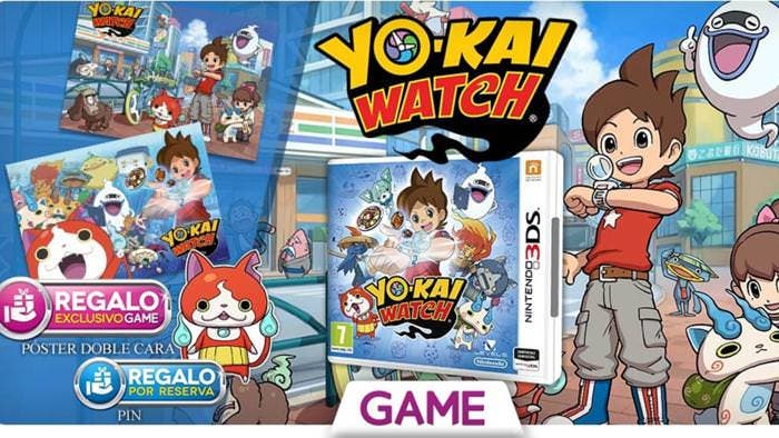 Reserva ‘Yo-kai Watch’ en GAME España y llévate un póster y un pin de regalo