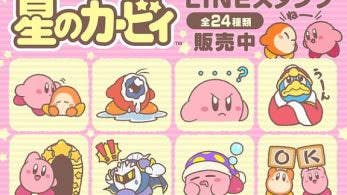 La aplicación de chat LINE estrena nuevos stickers de ‘Kirby’