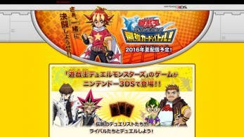 Se efectúa la apertura del sitio web japonés de ‘Yu-Gi-Oh! Saikyou Card Battle’