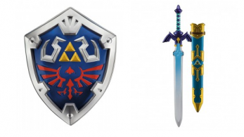 Estas réplicas oficiales de la espada y escudo de Link de ‘Skyward Sword’ llegarán a Merchoid en julio