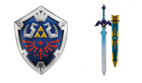 Estas réplicas oficiales de la espada y escudo de Link de ‘Skyward Sword’ llegarán a Merchoid en julio