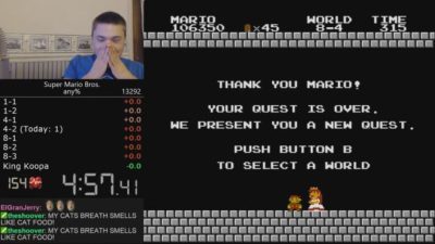 Baten el récord mundial de ‘Super Mario Bros.’