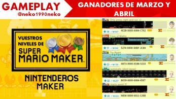 [Gameplay] Nintenderos Maker #35: ¡Ganadores de marzo y abril!