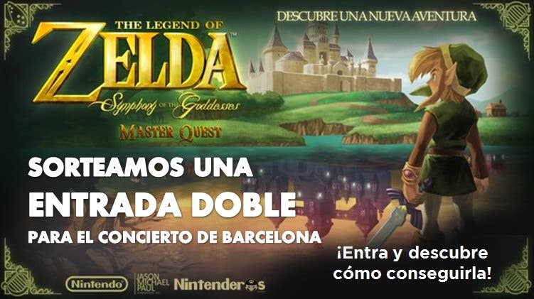 ¡Sorteamos una entrada doble para el concierto The Legend of Zelda: Symphony of the Goddesses!