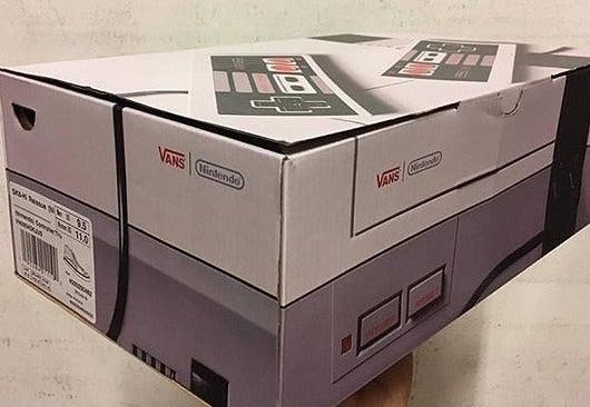 Así es la caja de las nuevas Vans inspiradas en la NES de Nintendo