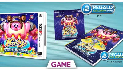Reserva ‘Kirby: Planet Robobot’ en GAME España y llévate un pin y un cuaderno de regalo
