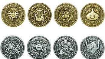 Observa estas monedas con diseños de ‘Dragon Quest’