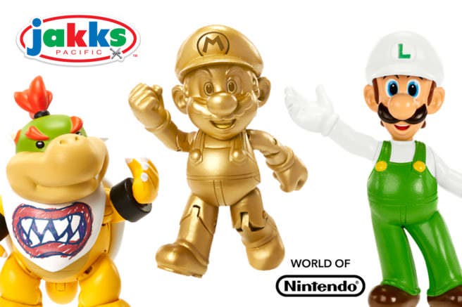 La compañía Jakks Pacific anuncia su nueva colección de juguetes ‘World of Nintendo’