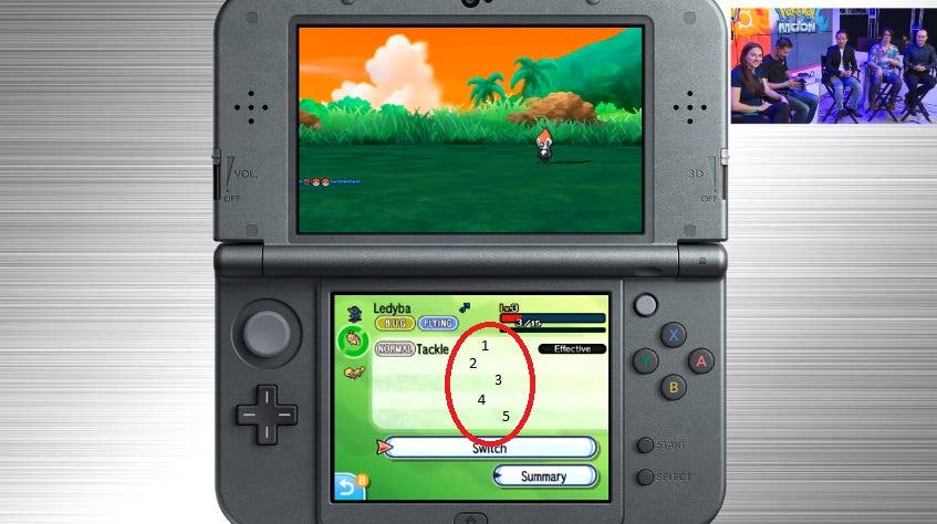 La demo de ‘Pokémon Sol y Luna’ del E3 muestra 5 ranuras para ataques