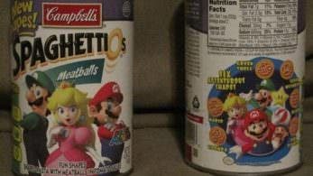 Nintendo ha reciclado la imagen del boxart de ‘Mario Party Star Rush’ de una lata de espaguetis