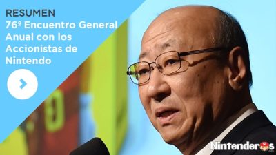Resumen del 76º Encuentro General Anual con los Accionistas de Nintendo