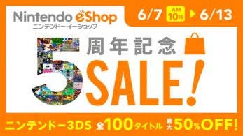 Ranking de los juegos más comprados por el 5º aniversario de Nintendo eShop en Japón