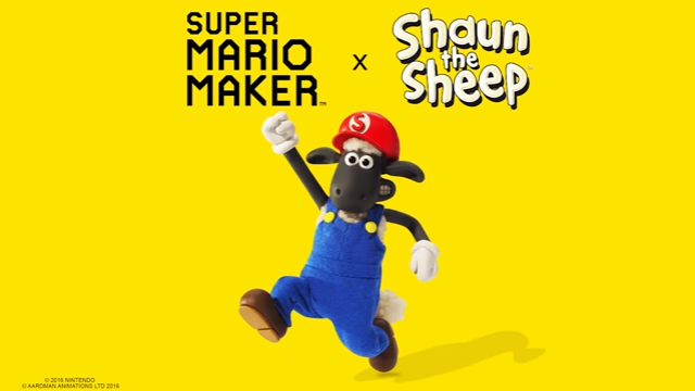 ‘Super Mario Maker’ estrena disfraz de ‘La Oveja Shaun’