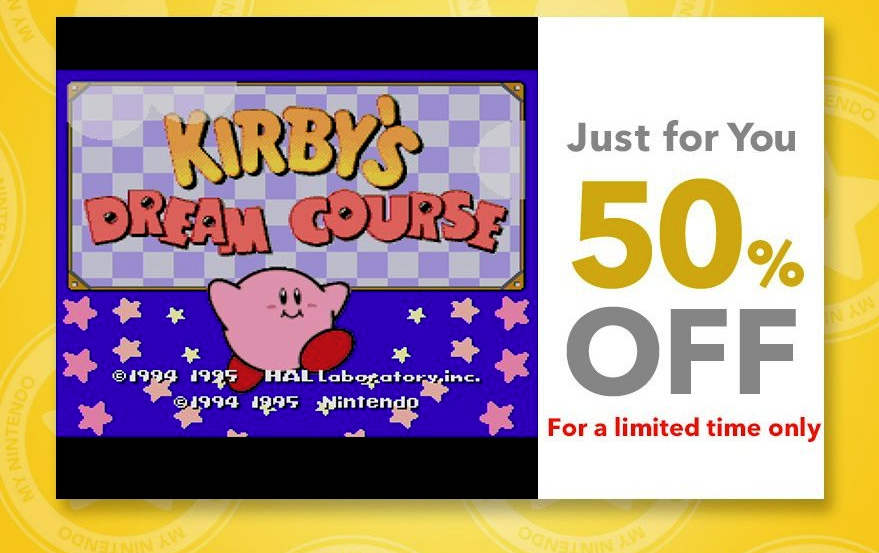 My Nintendo añade descuentos de ‘Kirby’s Dream Course’ y un ticket de ‘Wii Karaoke U’ en Europa