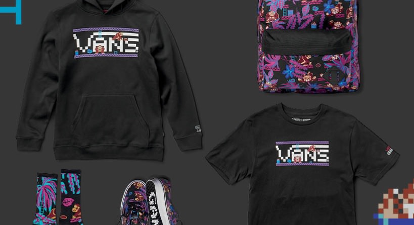 Fotos de la línea completa de ropa y accesorios de Vans de Nintendo