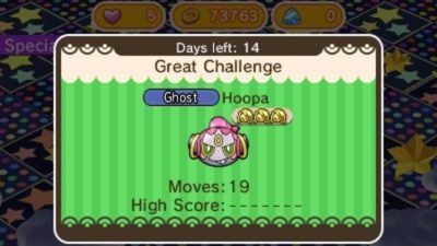 Novedades en ‘Pokémon Shuffle’: Hoopa Forma Contenida, regreso de Pokémon y más