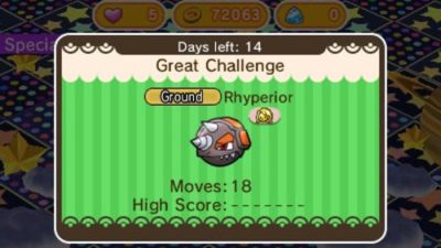 Novedades en ‘Pokémon Shuffle’: Mega Manectric, Rhyperior, Palkia y más