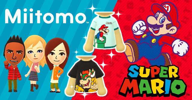 Anunciadas las camisetas ganadoras de la colaboración con ‘Super Mario’ en ‘Miitomo’
