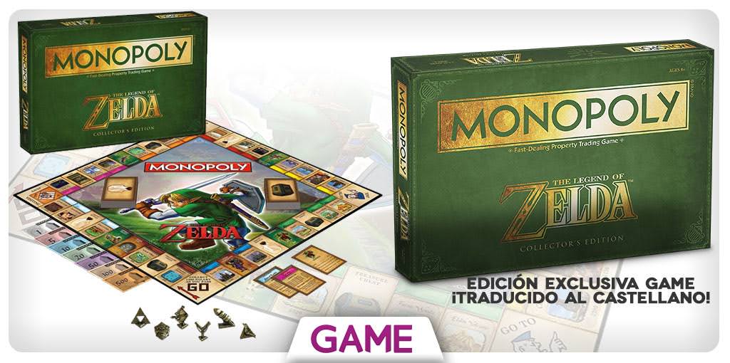 Monopoly de ‘The Legend Of Zelda’ en castellano y en exclusiva sólo en @VideojuegosGame