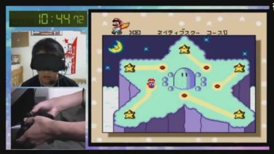 Un speedrunner establece un nuevo récord mundial en ‘Super Mario World’ con los ojos vendados